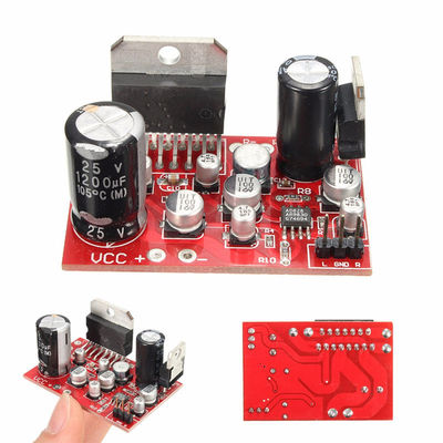 บอร์ดกระตุ้นพลังงานออก 38W พร้อมปัสดุไฟฟ้า DC 12V และ TDA7379 + AD828 Chipset Audio Module