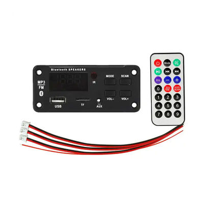 2x25W 50W MP3 เครื่องเล่นบลูทูธโมดูลเสียงบอร์ดรีโมทคอนโทรลระบบเสียงไร้สาย