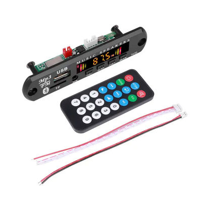MP3 WMA โบลูธูธ FM Radio Audio Decoder โมดูล บอร์ดรีโมทคอนโทรล เครื่องรับไร้สาย