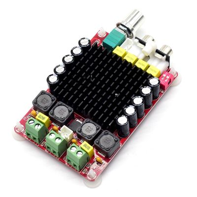 บอร์ดเครื่องขยายเสียงออกเสียงแบบสองช่อง 100W พร้อม DC14-34V Input และเทคโนโลยีชั้น D