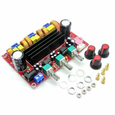 โมดูลเครื่องขยายเสียงดิจิตอล CA-3116P พร้อมชิป TPA3116D2 50Wx2+100W Output และไฟฟ้า DC12-24V