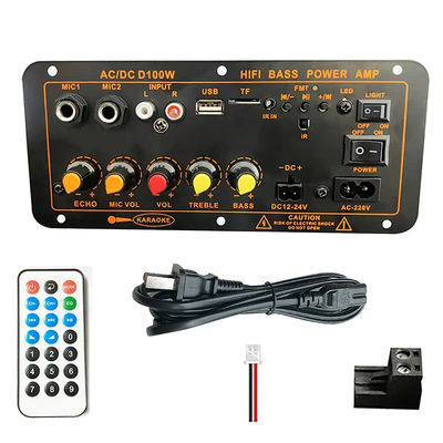 บอร์ดเครื่องกระตุ้นเสียง BT สําหรับรถคาราโอเกะ สเปคเกอร์เสียง Subwoofer Bass Hifi Amplifier