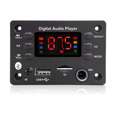 การสนับสนุนรูปแบบเสียง FLAC โบลูทูธ MP3 Decoder Board พร้อมจอสีและฟังก์ชันบันทึกเสียง