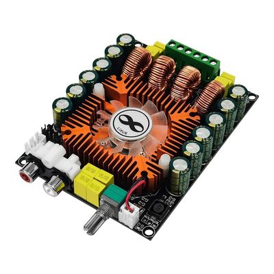 160W TDA7498E เครื่องขยายเสียงพร้อมโหมด BTL และพัดลมระบายความร้อนดิจิตอลสเตอริโอเครื่องขยายเสียงโมดูล