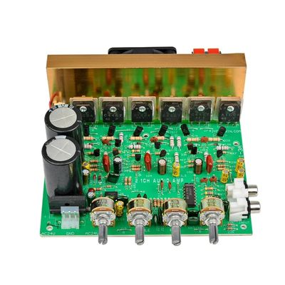 บอร์ดขยายเสียงซับวูฟเวอร์พลังงานสูง 240W พร้อมการเข้า AC18-24V แบบคู่และการออกสูงสุด 3 * 80W สําหรับโรงภาพยนตร์ที่บ้าน