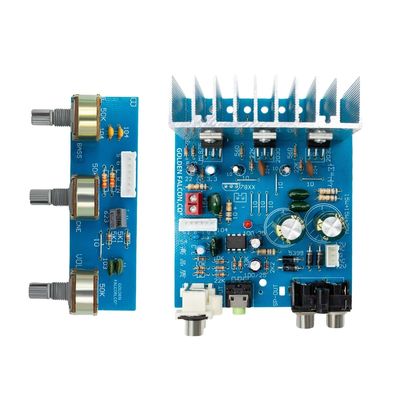 TDA2030 Subwoofer Power Amplifier Board 2.1CH 15W*2 30W สเตเรียออดิโอแอมพลิเฟียร์ด้วยพลังงาน AC 12V