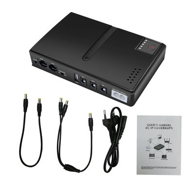 มินิ 10400mAh 36W แหล่งไฟฟ้าไม่หยุด (UPS) สําหรับ Router Modem กล้องวงจรปิด CCTV แหล่งไฟฟ้า AC DC สามารถตั้งค่าได้