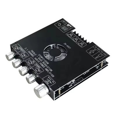 ZK-AS21 2.1 Channel Audio Amplifier Module TPA3255 Subwoofer 220WX2+350W 220WX2+350W แอมพลิเฟอร์บอร์ด ZK-AS21