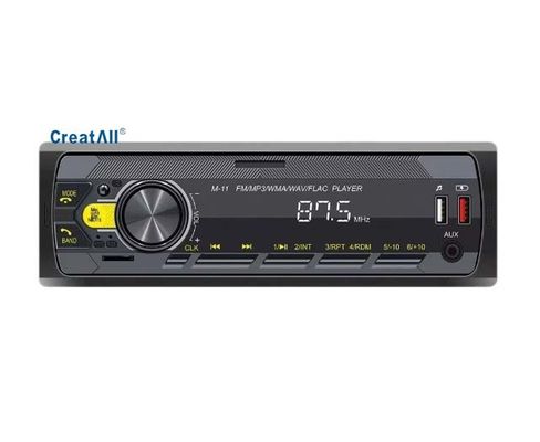 เครื่องเล่น MP3 ในรถยนต์ Creatall 12V พร้อม BT ไร้สาย แฮนด์ฟรี วิทยุ FM ไฟหลากสี ระบบเสียง ปรับปรุงใหม่