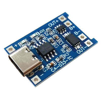 CA-033 USB 5V BMS แบตเตอรี่ บอร์ดป้องกัน 2.8x1.7 ซม. MICRO USB