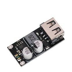 DC-DC Buck Converter ชาร์จขั้นตอนลงโมดูล 6-32V 9V 12V 24V To Fast Quick Charger บอร์ด Dual USB QC3.0 QC2.0
