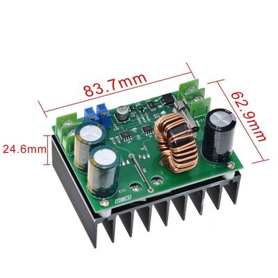 600W 12-60V ถึง 12-80V DC-DC แหล่งจ่ายไฟโมดูล Boost Converter Step-up current current BOARD