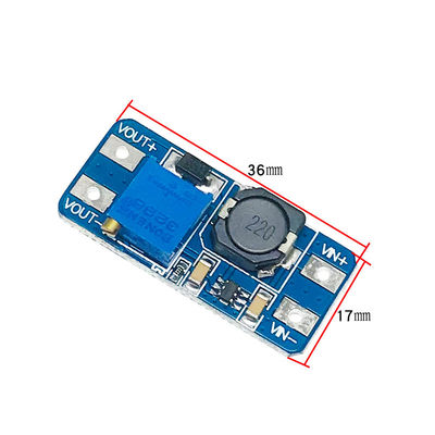 MT3608 2A DC-DC เพิ่มแรงดันไฟฟ้าบอร์ดแรงดันไฟฟ้ากว้างอินพุต 2/24V Lto 5/9/12/28V โมดูล