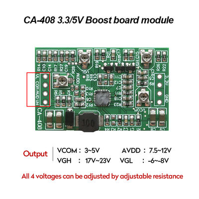 CA-508 12v Boost โมดูล LCD LED TCON board VGL เพื่อปิดไฟเลี้ยง VCOM.AVDD 4 ปรับ