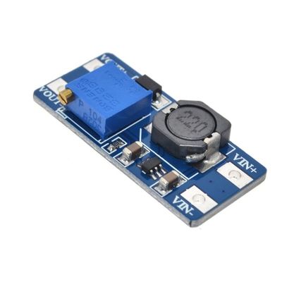 MT3608 โมดูลจ่ายไฟ 2A DC DC Boost โมดูล 2-24V แรงดันไฟฟ้าขาเข้า