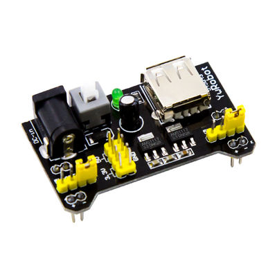 Breadboard Pcb โมดูล Psu 3.3v และ 5v บอร์ดจ่ายไฟ Breadboard แบบไร้ Solderless