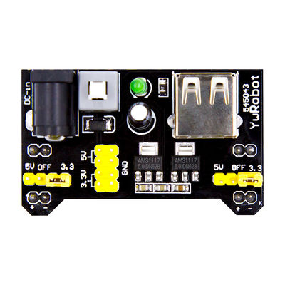 Breadboard Pcb โมดูล Psu 3.3v และ 5v บอร์ดจ่ายไฟ Breadboard แบบไร้ Solderless