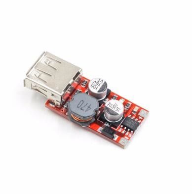 6-24V 3A รถ USB Charger โมดูล DC Buck ขั้นตอนลง Converter โมดูลแหล่งจ่ายไฟ