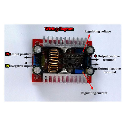 DC 400W 15A พาวเวอร์ซัพพลายโมดูลก้าวขึ้นโมดูลเพิ่ม 8.5-50V ถึง 10-60V