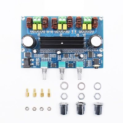 CA-3166B บอร์ดเครื่องขยายพลังงานดิจิตอล DC12-24V 50Wx2+100W AMP+BT