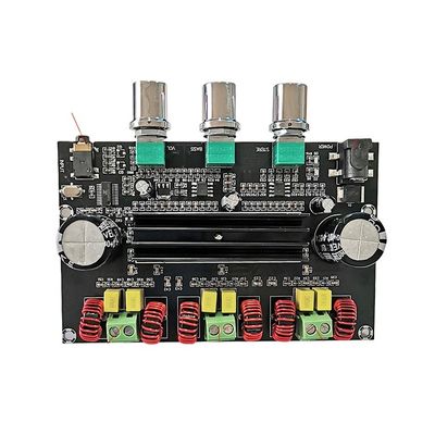 พลังการออก 100W พลังงาน 12-24V พลังงานไฟฟ้า 2.1 ช่อง TPA3116D2 บอร์ดเครื่องขยายเสียงดิจิตอล