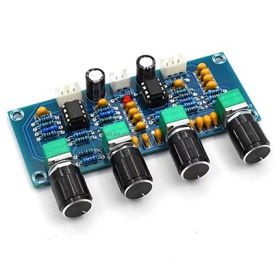 NE5532 เครื่องขยายเสียง โมดูลเสียง ชั้น D เครื่องขยายเสียงดิจิตอลด้วย DC12V-24V Input และการปรับปริมาตรของบาส