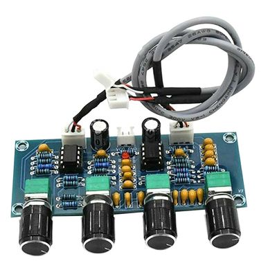 NE5532 เครื่องขยายเสียง โมดูลเสียง ชั้น D เครื่องขยายเสียงดิจิตอลด้วย DC12V-24V Input และการปรับปริมาตรของบาส