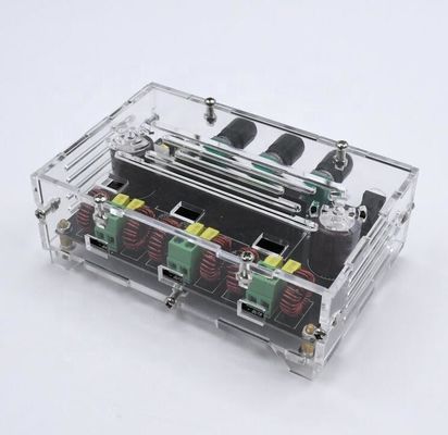3 ช่อง โมดูลเครื่องขยายเสียง DC 6-100V พร้อมพลังงานออก 80W * 2 + 100W สําหรับระบบเสียงมืออาชีพ