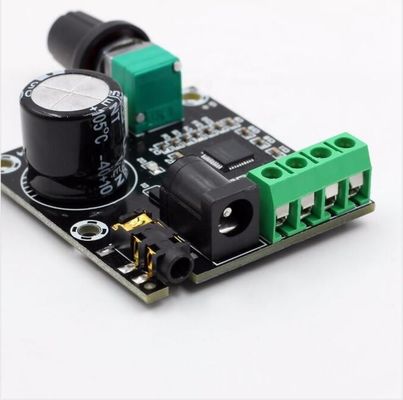 PAM8610 บอร์ดเครื่องกระตุ้นเสียง 2x15W ช่องสอง DC8-24V 4-8 Ohm เครื่องเสียง