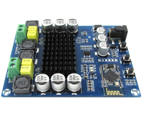 โมดูลเสียงปรับเสียงดิจิตอลแบบสองช่องที่มีผลิต 100W * 2 และการเชื่อมต่อ BT 4.0 Bluetooth