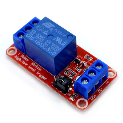 โมดูลรีเลย์ควบคุมบอร์ด PCB 1 ทาง 12v รีเลย์ช่องสัญญาณเดียว