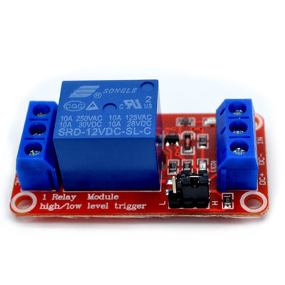 โมดูลรีเลย์ควบคุมบอร์ด PCB 1 ทาง 12v รีเลย์ช่องสัญญาณเดียว