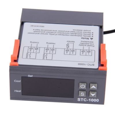 STC-1000 AC 110V-220V เครื่องควบคุมความชื้นดิจิตอล ระบบติดตามอุณหภูมิเทอร์โมสเตต