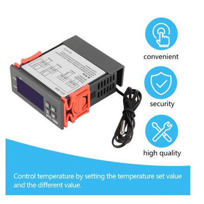 STC-1000 AC 110V-220V เครื่องควบคุมความชื้นดิจิตอล ระบบติดตามอุณหภูมิเทอร์โมสเตต