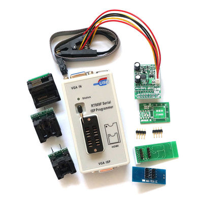 RT809F โปรแกรมเมอร์บอร์ด อุปกรณ์ทดสอบชิป IC 7 แอดป์เตอร์ SOP16 SOP20