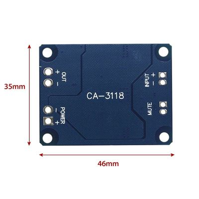 CA-3118 DC12-24V แอมพลิเฟียร์โมดูลเสียงTPA3118 1*60W AMP