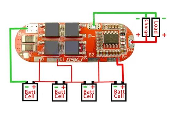 Creatall PCB PCM 4S 20A Bms บอร์ดชาร์จ Dc Dc Converter
