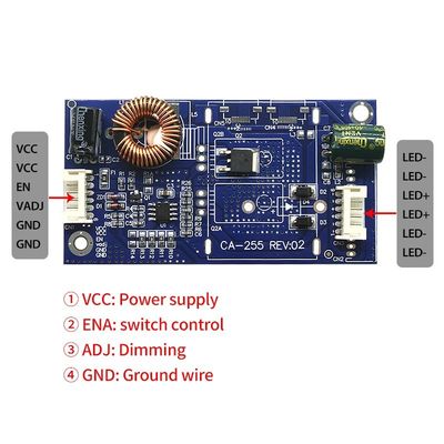 CA-255 LED Backlight Driver Board PWM ปรับความกว้างของแรงกระแทก 10.8-28v