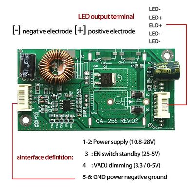 CA-255 บอร์ดกระแสไฟคงที่ Universal 10''-42" LED Tv Backlight Driver Board