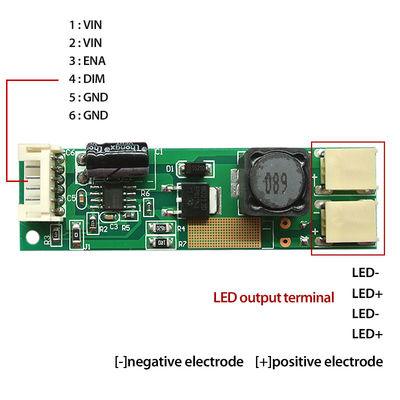 Ca-155 10-30v Led Backlight Driver Board Led Inverter สําหรับการปรับแสง