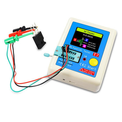เครื่องทดสอบ TFT หลายฟังก์ชัน เครื่องมือ Diode Capacitor Multimeter 25pF-100mF ระยะ