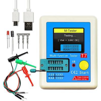 เครื่องทดสอบ TFT หลายฟังก์ชัน เครื่องมือ Diode Capacitor Multimeter 25pF-100mF ระยะ