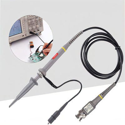 P6100 BNC Tester Tool Oscilloscope Probe Kit 100MHz 1X 10X คลิป 2 ชิ้น