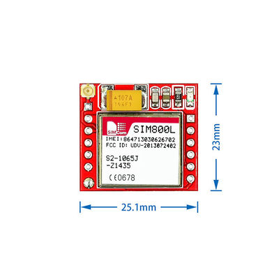 SIM800L โมดูล GPRS GSM ไมโครซิมการ์ด Core Quad Band TTL Serial Port