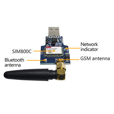 SIM800 SIM800C โมดูล Wifi ไร้สาย Usb ไปยังโมดูล Gsm Quad Band GSM GPRS