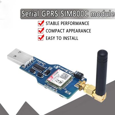 SIM800 SIM800C โมดูล Wifi ไร้สาย Usb ไปยังโมดูล Gsm Quad Band GSM GPRS
