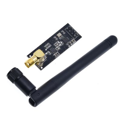 NRF24L01 PA LNA โมดูล Wifi ไร้สายพร้อมเสาอากาศ 1,000 เมตร FZ0410
