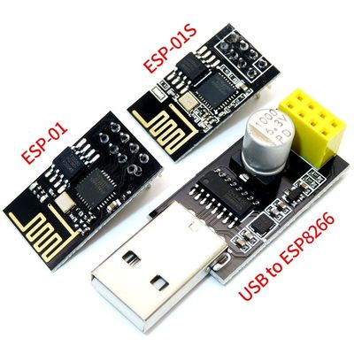 UART GPIO0 ESP-01 โมดูล Wifi ไร้สาย ESP8266 CH340G Esp01 อะแดปเตอร์โปรแกรมเมอร์