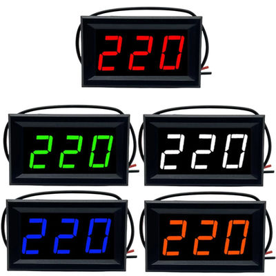 AC 70-500V แอมป์มิเตอร์ดิจิตอลโวลต์มิเตอร์ 0.56&quot; LED Digital Voltmeter