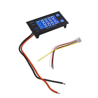 เครื่องวัดโวลต์และแอมแปร์แบบดิจิตอล 10A ความแม่นยำสูง 4 บิต DC 0-200V